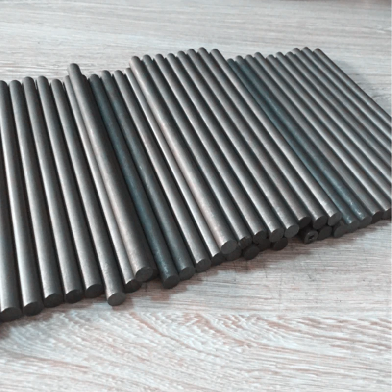 Conductive graphite rod for electrodes