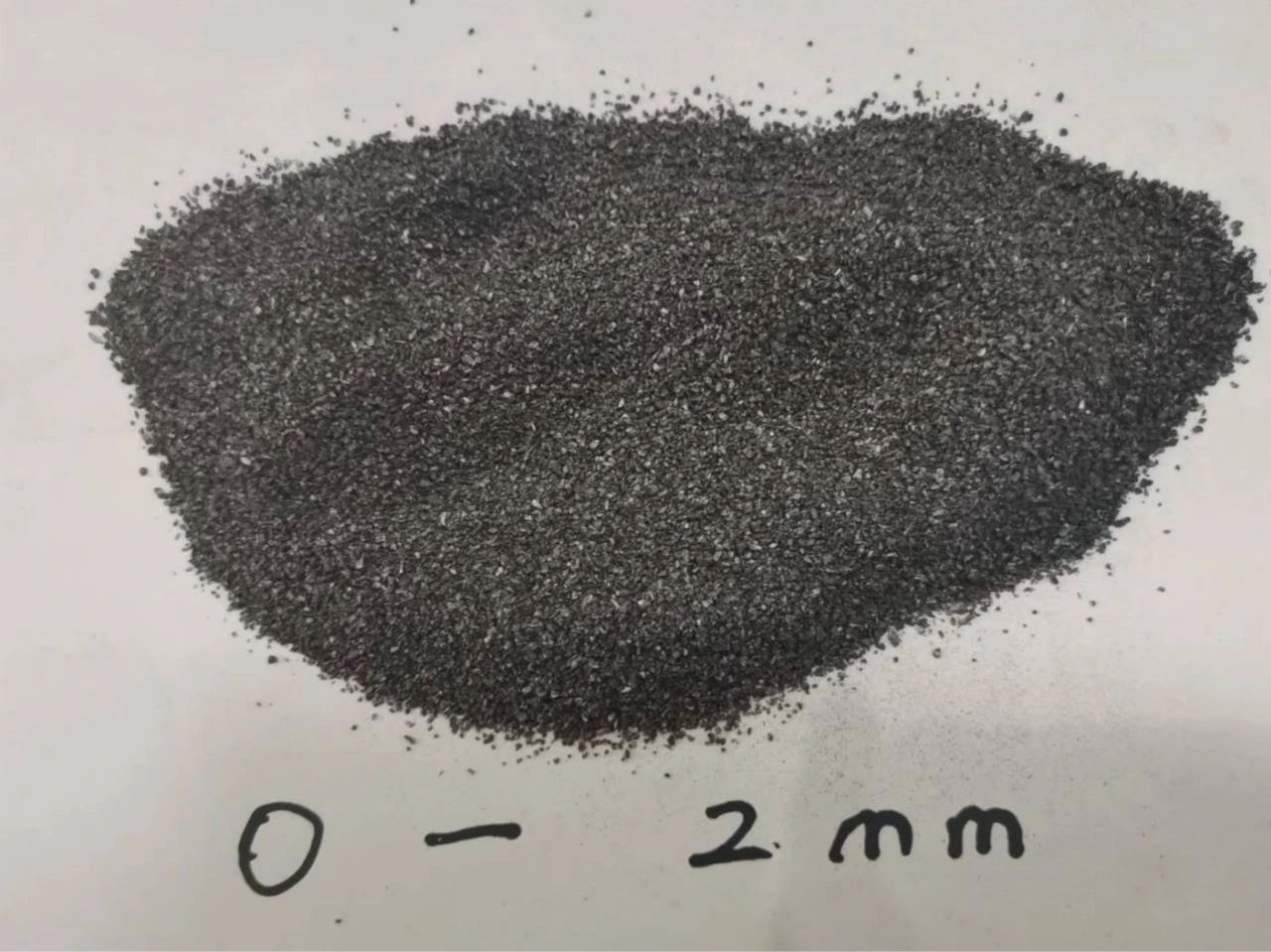 High purity 99.9% graphite powder showing fine texture
